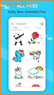 PixelDot - Color by Number Sandbox Coloring Pages screenshot