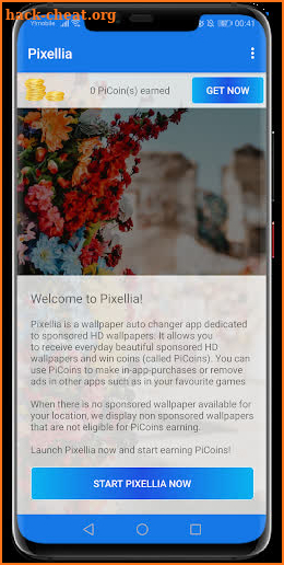 Pixellia - Sponsored HD Auto Wallpaper Changer screenshot