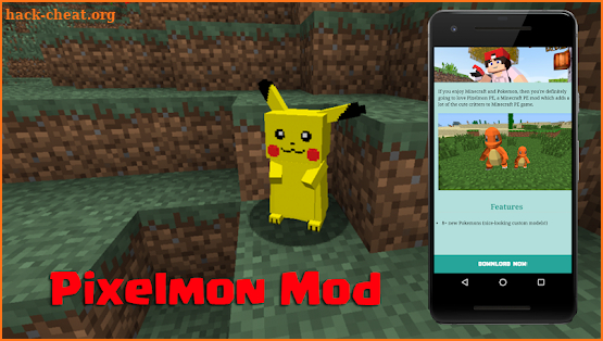 Pixelmon MCPE Mod screenshot