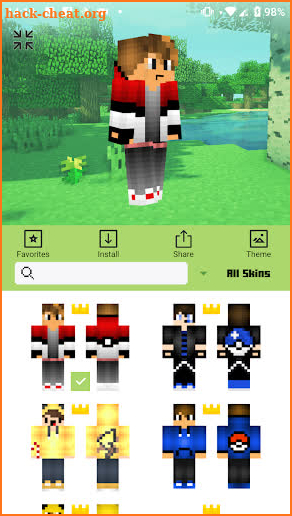 Pixelmon Skins for MCPE screenshot