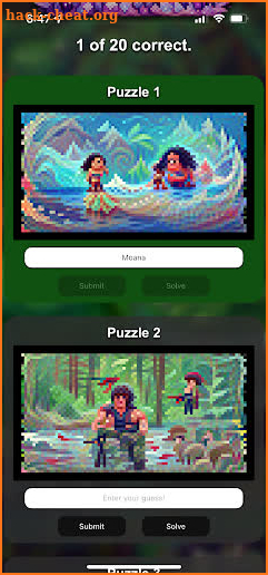 PixelQuiz screenshot