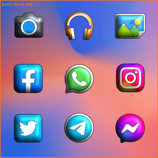 Pixly Limitless 3D - Icon Pack screenshot