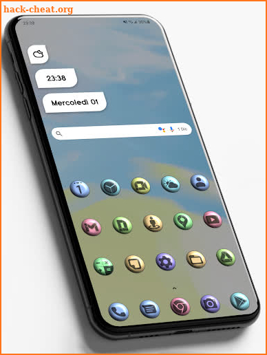 Pixly Material 3D - Icon Pack screenshot