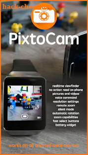 PixtoCam for Android Wear screenshot