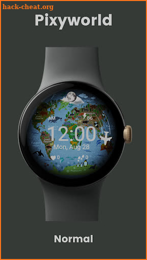 Pixyworld - watchface screenshot