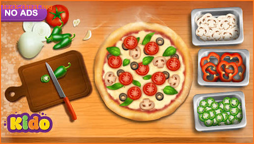 Pizza Baking Kids Games screenshot