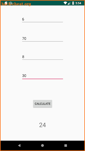 Pizza Calculator screenshot