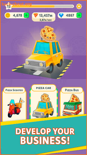 Pizza Corp. - pizza delivery tycoon games screenshot
