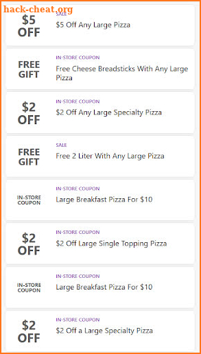 Pizza Coupons & Games For Caseys General Store screenshot