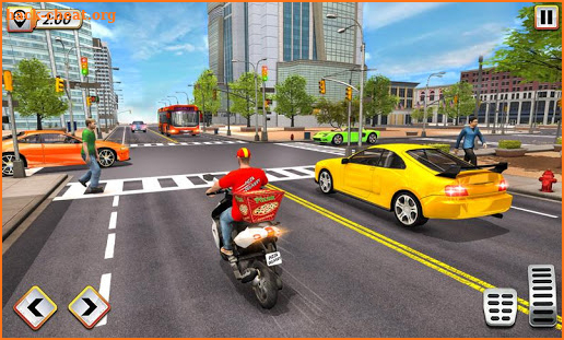 Pizza Delivery Boy Driving Simulator : Bike Games screenshot