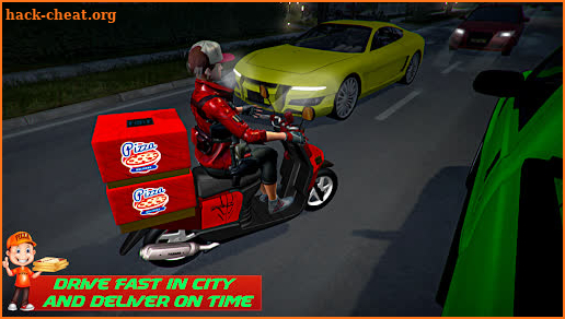 Pizza Delivery Boy：Bike Games screenshot