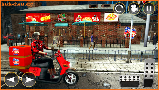 Pizza Delivery Boy：Bike Games screenshot