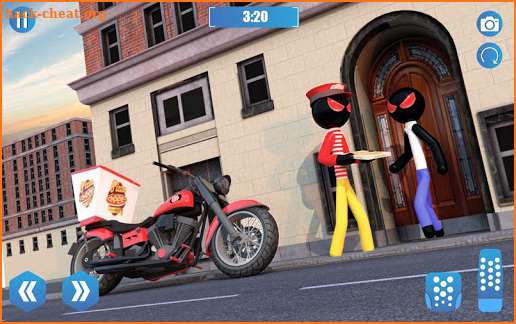 Pizza Delivery Stickman Simulator screenshot