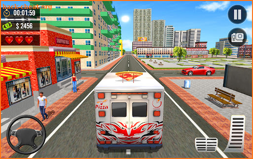 Pizza Delivery Van Boy Sim 3D screenshot