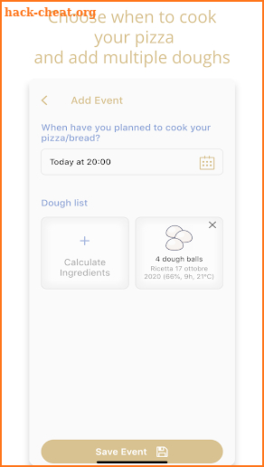 Pizza Dough Calculator screenshot