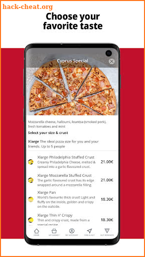 Pizza Hut Cyprus screenshot