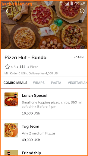 Pizza Hut Delivery screenshot