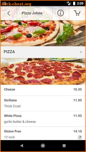 Pizza Johns screenshot