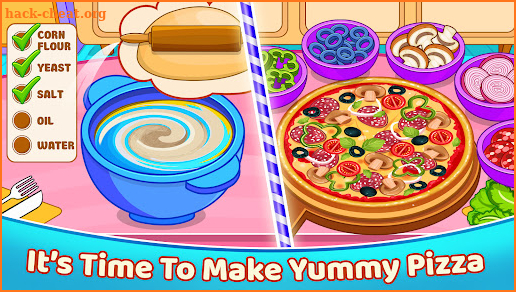 Pizza Maker Cooking Girls Game screenshot