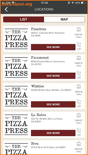 Pizza  Press screenshot