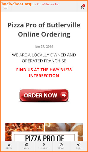 Pizza Pro of Butlerville Online Ordering screenshot