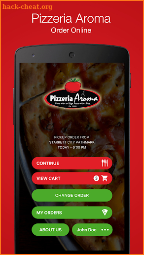 Pizzeria Aroma screenshot