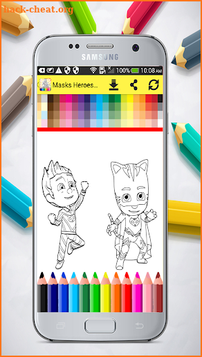 PJ Hero Masks Coloring Book screenshot