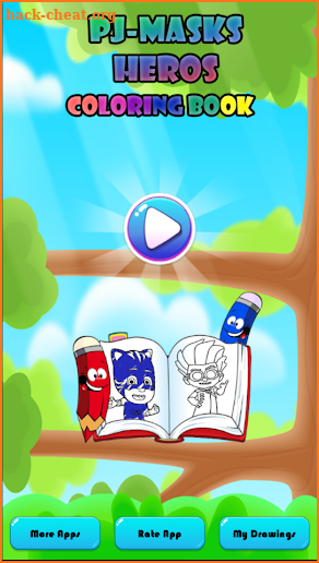 PJ-Masks Heros Coloring Book screenshot