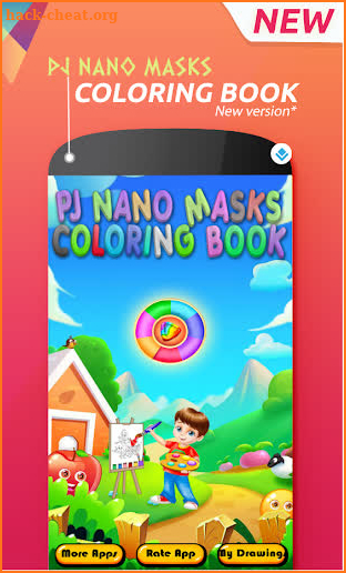 PJ NANO MASKS COLORING FUN screenshot
