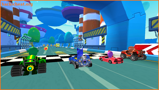 PJ Rush: Heroes Mask Kart Racing screenshot