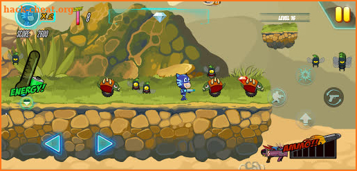 PJ's Catboys Blue Moonlight Battle Masks Games screenshot