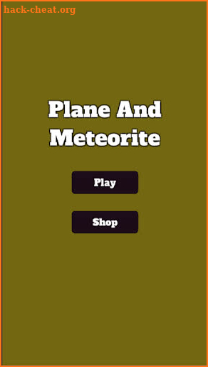 Plane And Meteorite screenshot