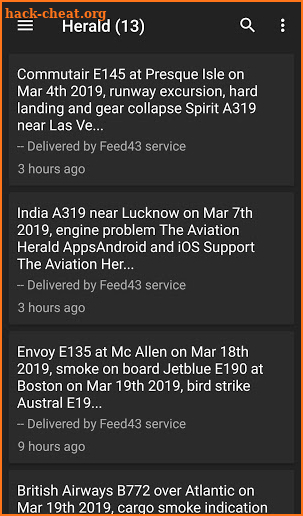 Plane Crash News screenshot