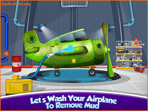 Plane Wash Salon Workshop Game screenshot