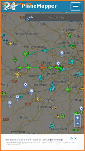 PlaneMapper Lite screenshot