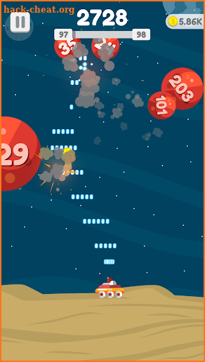 Planet Blast - Swipe To Shoot Jumping Ball screenshot