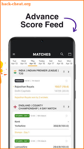 Planet Cricket  - Live Cricket Scores & News App screenshot