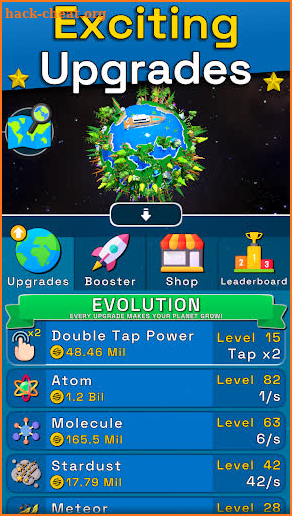 Planet Evolution: Idle Clicker screenshot