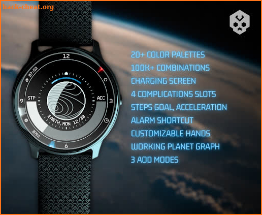 Planet Explorer Watch Face screenshot