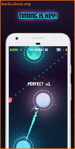 Planet Jump - Spaceship Arcade Game screenshot