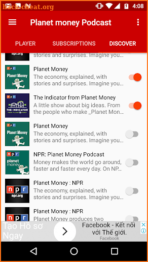 Planet Money Podcast screenshot