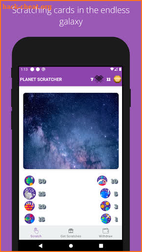 Planet Scratcher screenshot