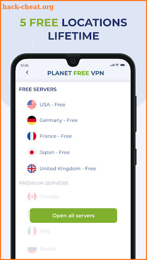 Planet VPN – fast & secure VPN screenshot