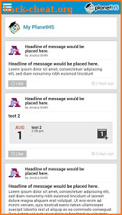 PlanetHS Mobile screenshot