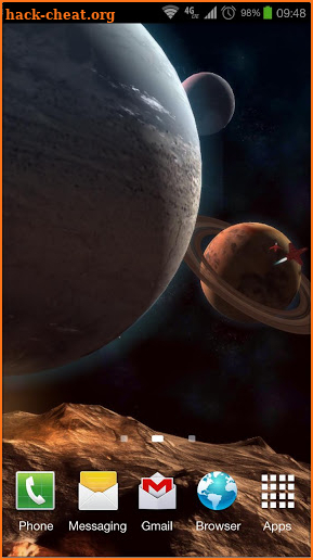 Planetscape 3D Live Wallpaper screenshot