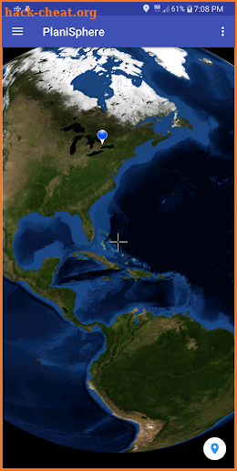 PlaniSphere Virtual Globe screenshot