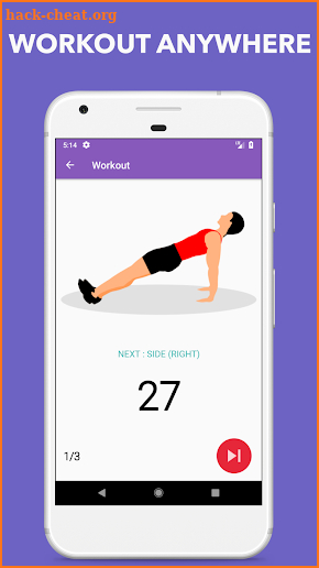 Plank Challenge : Abs Toning & Posture (30 Days) screenshot