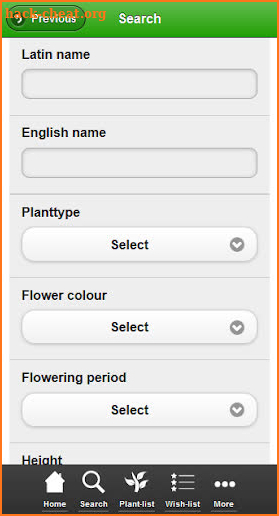 Plant Finder screenshot