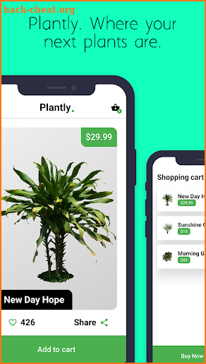 Plantly. Buy plants [App concept] screenshot