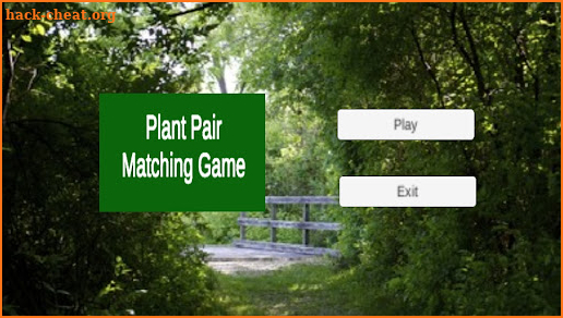 Plants Pair Matching Game screenshot